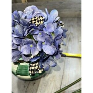Mackenzie-Childs Blue Purple Hydrangea Stem RARE